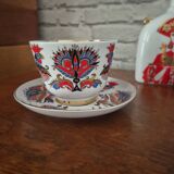 Vintage LMZ Lomonozov cup and saucer