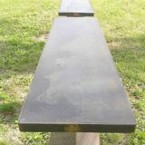 Pair of metal consoles