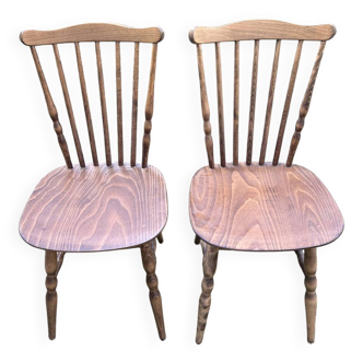 Paire de chaises Baumann, Tacoma, vintage, années 60