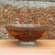 Decorative bowl in hammered brass, oriental style
