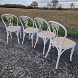 Set of 4 vintage bistro chairs