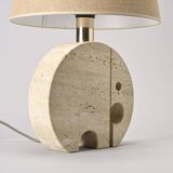 Travertine Lamps by Fratelli Manelli, circa 1970