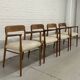4 x fauteuils Niels Otto Møller / Modèle 56