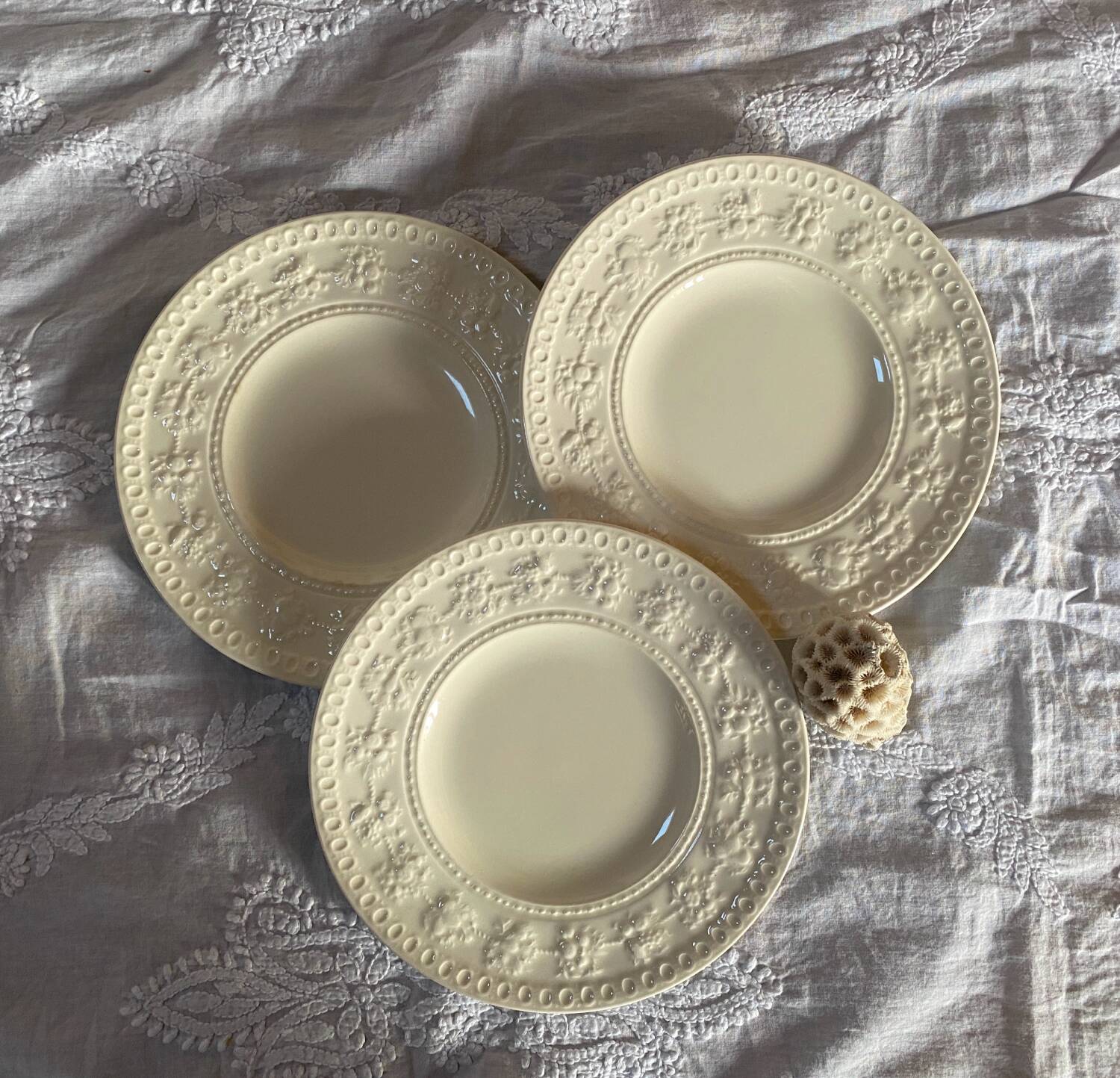 Set of 3 Wedgwood Mignardise Plates
