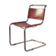 Bauhaus cognac leather chair b33 by Marcel Breuer