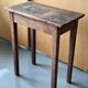 Console table in raw wood