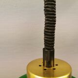 Hanging lamp from the 1970s-1980s, made of metal and brass.