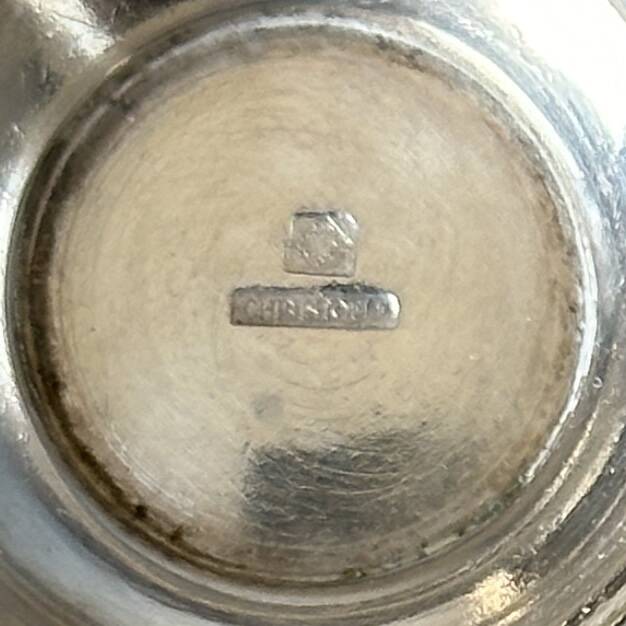 Pair of silver-plated salt cellars - Christofle goldsmith - Hôtel Savoy Paris