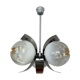 Chrome chandelier Mazzega