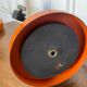 Orange articulated lamp design 1970