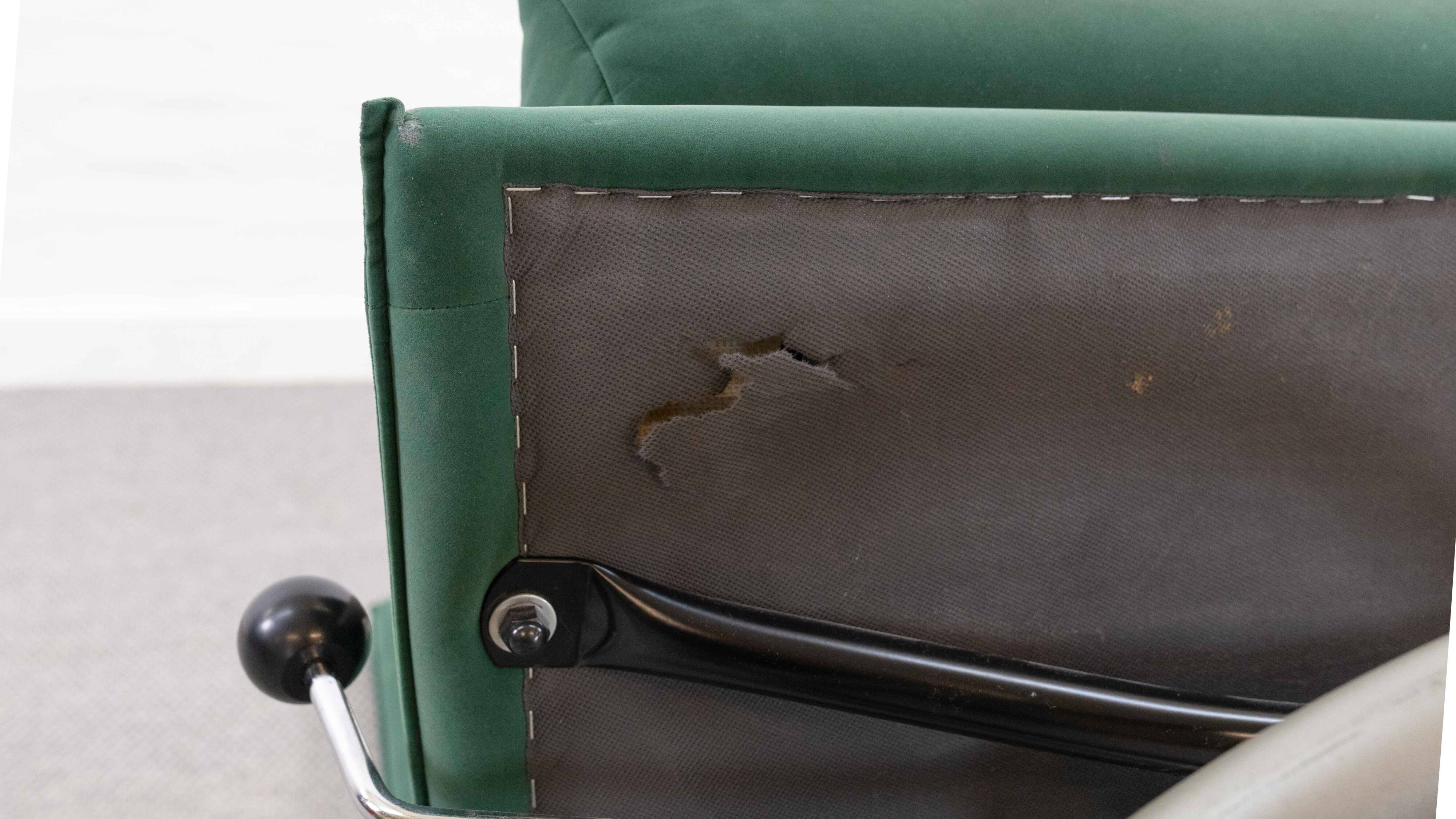 Torino Armchair and Stool 418 by Rolf Benz/BMP, 90s