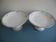 pair of St Amand earthenware compote dishes, new factories, 30s