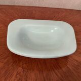 Vintage celadon water-green ceramic soap holder