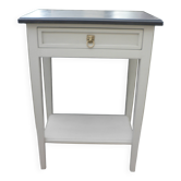 Painted wooden side table