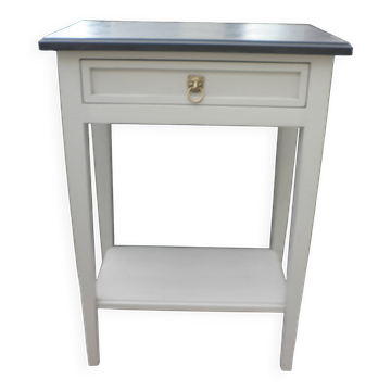 Table d'appoint en bois peint