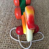 Toy wooden duck