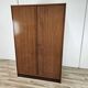 Vintage 1960s two-door wardrobe