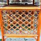 Vintage rattan bar cabinet from the 70s