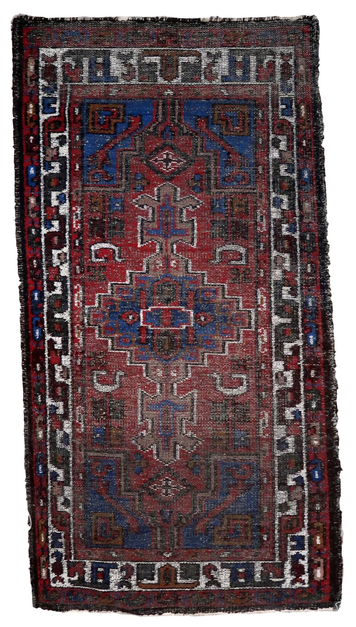 Tapis Hamadan vintage fait main en laine – 101 x 197 cm - 1C1042