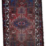 Tapis Hamadan vintage fait main en laine – 101 x 197 cm - 1C1042