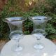 Pair of Medici glass vases