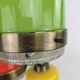 Rare pendant lamp from Italy in 3 colours of glass attributed to Stilnovo