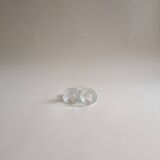 Glass salt and pepper shakers