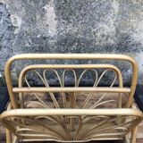 Rattan magazine holders