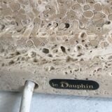 Stone lamp the Vintage Dolphin 55cm