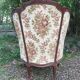Fauteuil Louis XV dit rocaille en noyer