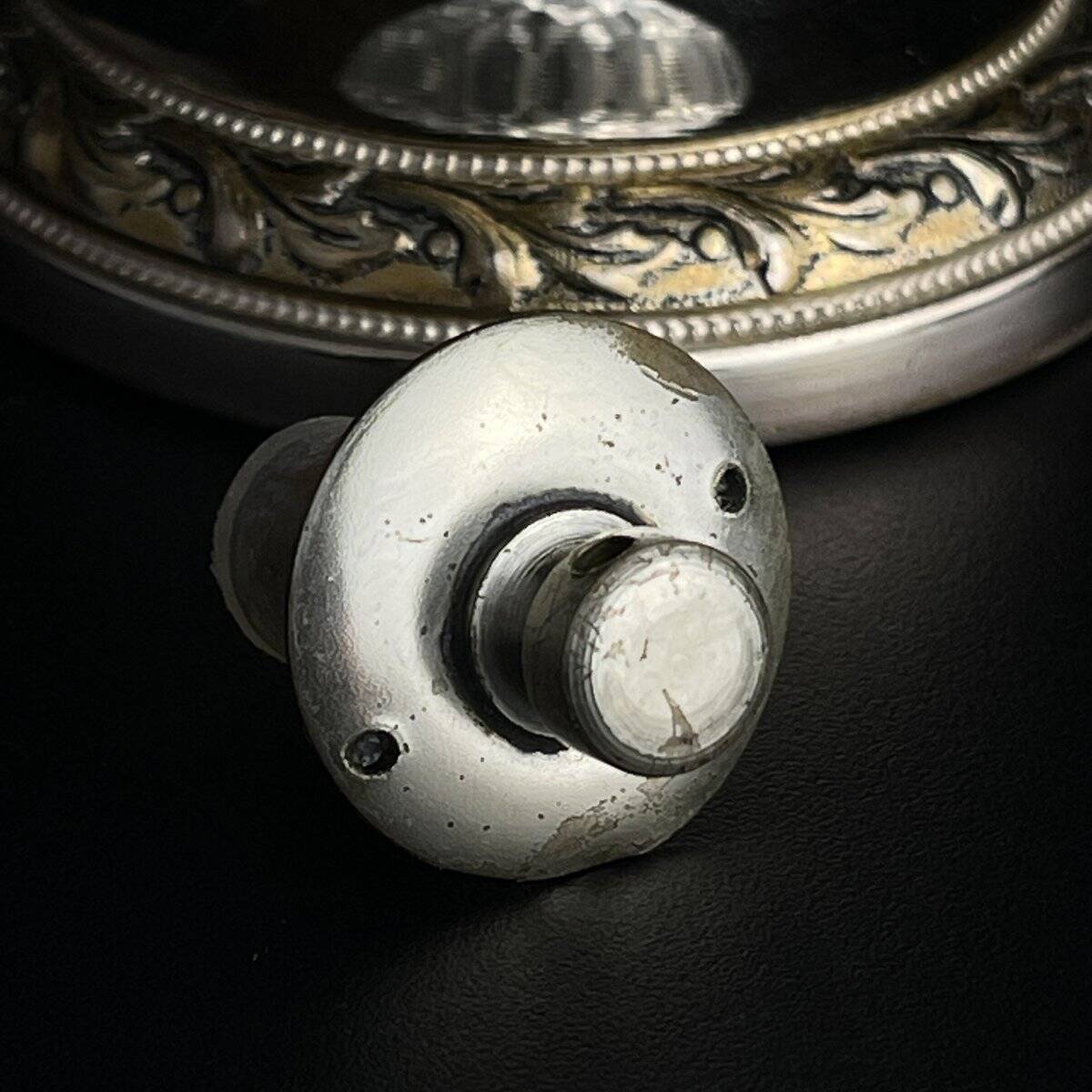 Vintage silver-plated carafe, 1950s.