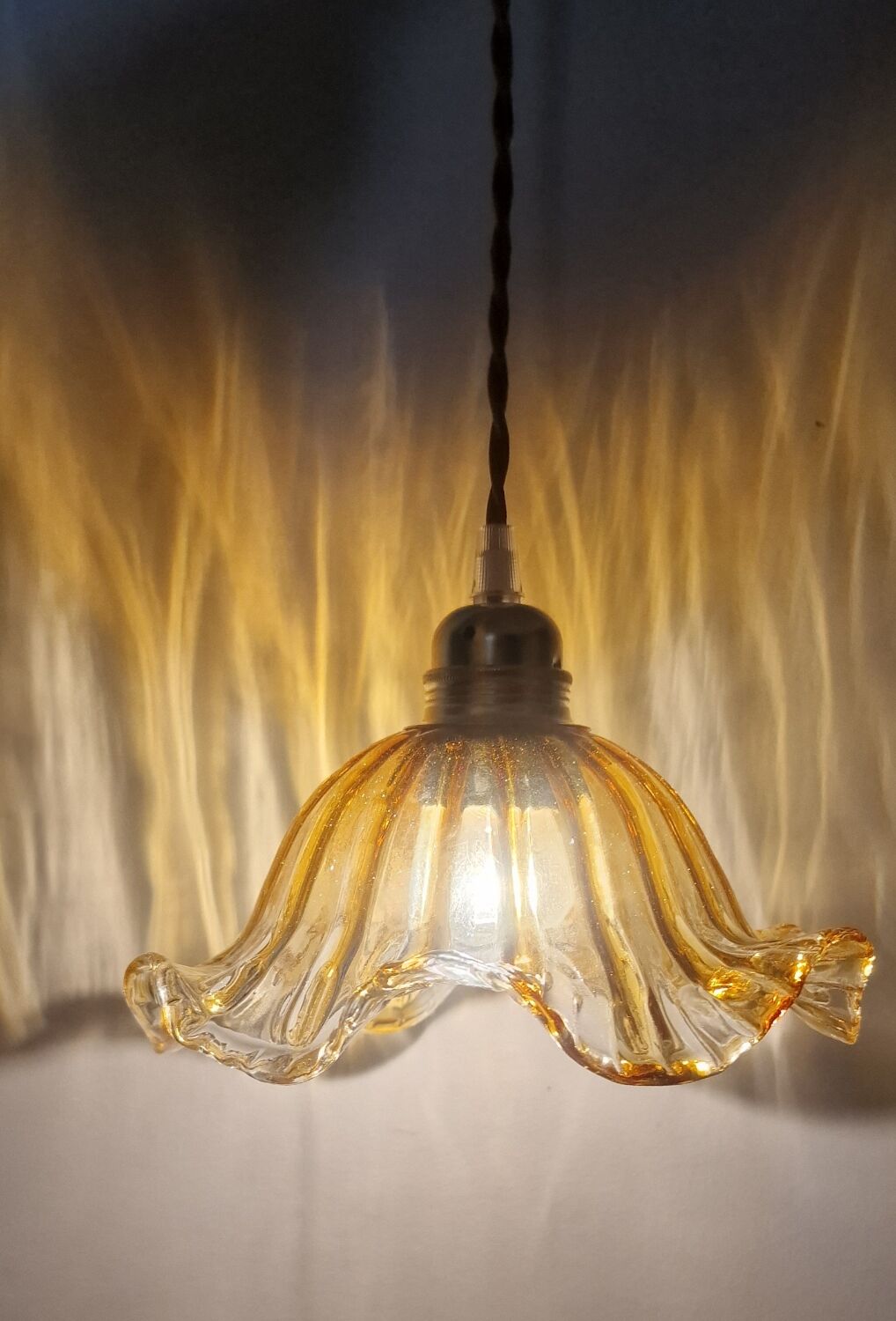 Murano glass light fixture