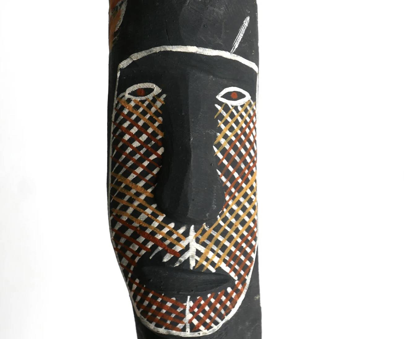 Aboriginal Tiwi head sculpture from Bede Tungutalum