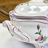 Old Lunéville oval vegetable tureen, street light model