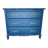 Restored solid oak chest of drawers