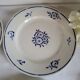 6 Flat Plates in earthenware Moulin des Loups & Hamage model Lucien