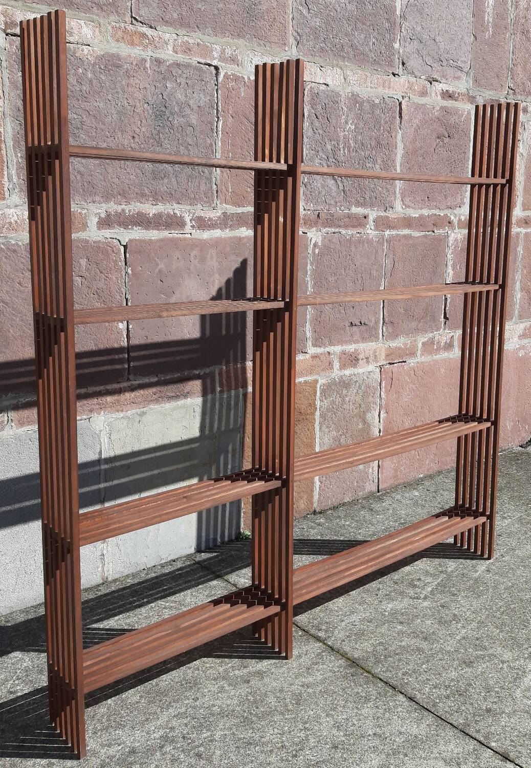 Scandinavian wall shelf (or bookcase), 60s/70s