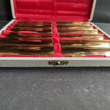 2968 and 2969 – Box of 12 gilded copper knife holders – Navarre factories in Évreux (Eure)