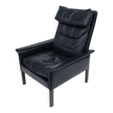 Vintage Retro Danish High Back Armchair Designed by H.Olsen Denmark 1960s