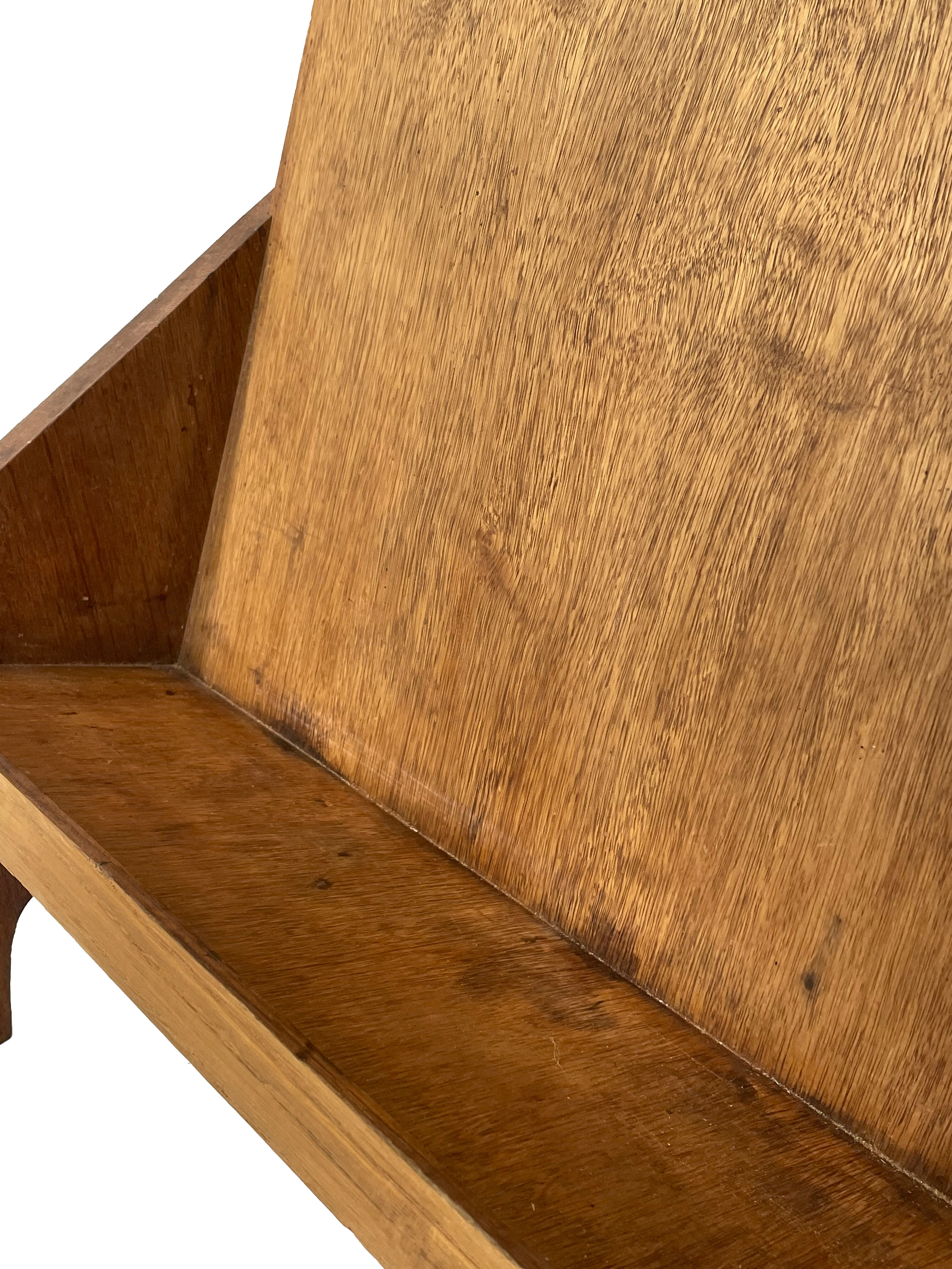 Vintage Bin Standing Magazine Rack Record Holder