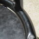 Robert mallet-Stevens' black chair, re-edition Ecart International, RMS