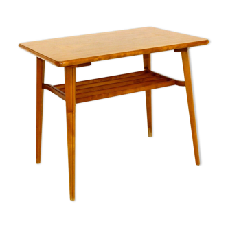 Table basse en orme, Suède, 1950