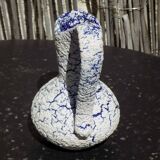 Small blue and white vase