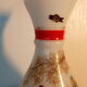 Opaline vase italy asian decor japan geisha