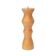 Wooden modernist candlestick, Denmark, 1970s.