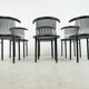 Set de 6 chaises vintage « CIRCO » par Jutta & Herbert Ohl pour Lübke 1980s