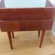 Spindle-legged bedside table
