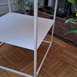 Table basse métal deux niveau