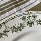 Mismatched ironstone plates