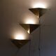 Minimalist brass wall lights